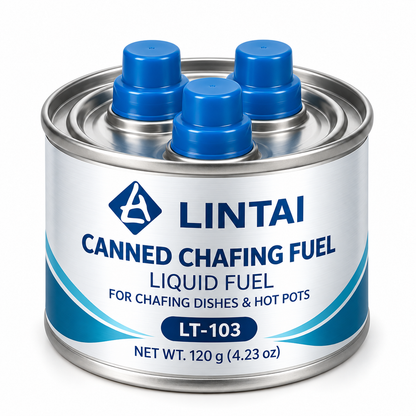 Green Canned Fuel for Chafing Dishes, Buffet Warmers and Hot Pots – Low-Odor Liquid Fuel