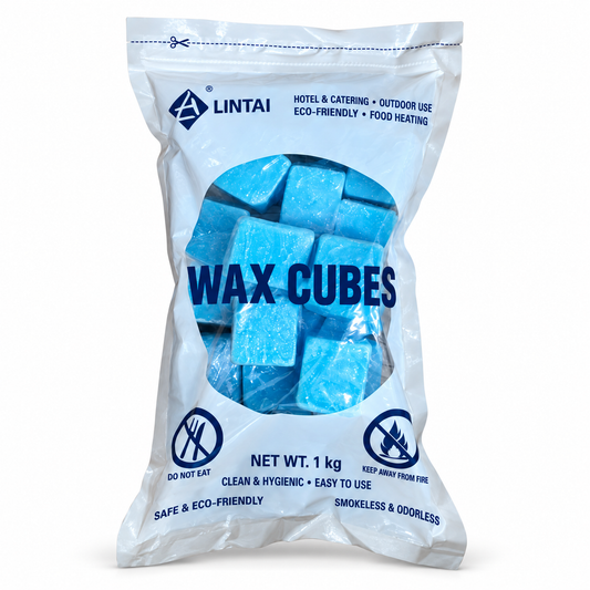 Blue Solid Fuel Wax Cubes for Commercial Hot Pot & Dry Pot Warmers and Wood Stove Fire Starting